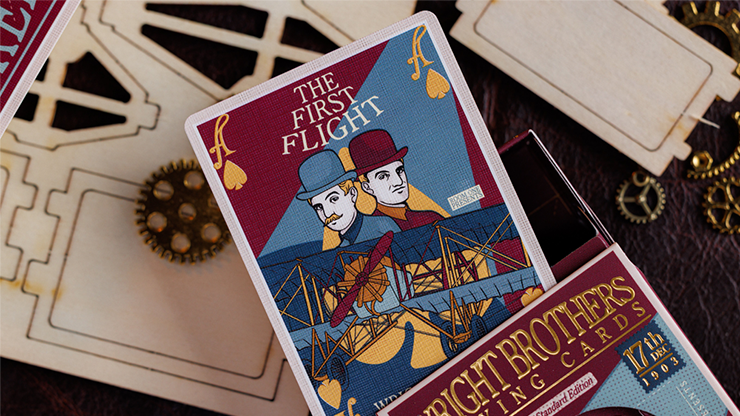Standard Edition Wright Brothers (Fig. 1) Playing Cards-Room One-Deinparadies.ch