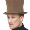 Steampunk hoch Zylinderhut Lederlook-Smiffys-Deinparadies.ch