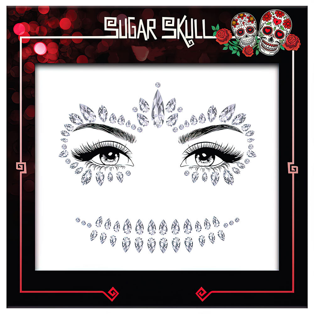 Face Jewels Fright Fest Skull