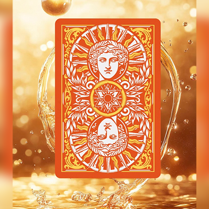 Sun God Greek Mythology Themed Orange Edition Playing Cards-David Jon-Deinparadies.ch