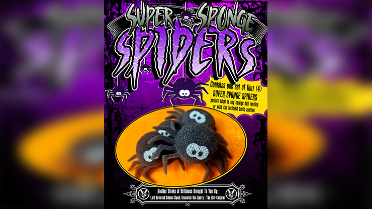 Super Sponge Spiders Sponge Ball Set-Dan Sperry-Deinparadies.ch