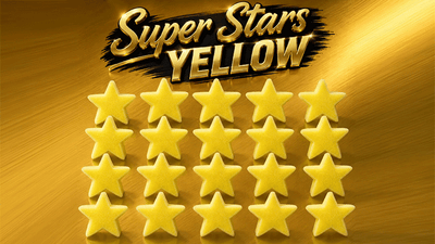 Super Stars Yellow (Bag of 20) Sponge-Tricksupply-Deinparadies.ch