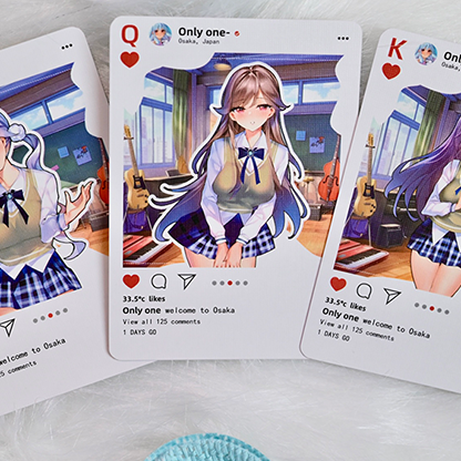 Sweet Cosplay Show - Azure Summer Playing Cards-Secret Factory-Deinparadies.ch