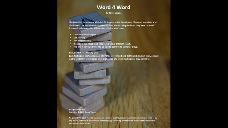TFCM Presents - Word 4 Word by Boyet Vargas - Ebook Boyet Vargas bei Deinparadies.ch