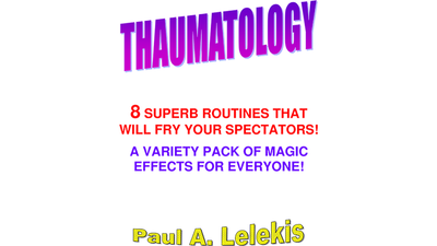 THAUMATOLOGIA di Paul A. Lelekis - ebook Paul A. Lelekis at Deinparadies.ch