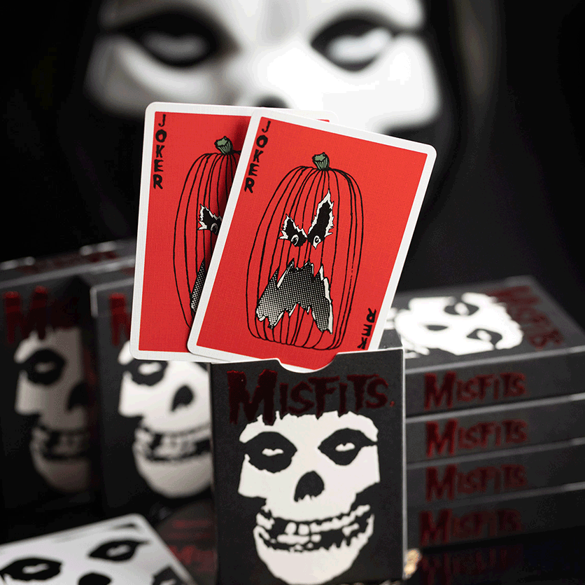 THE MISFITS™ FIEND OFFICIAL PLAYING CARDS-FULTONS Playing Cards-Deinparadies.ch