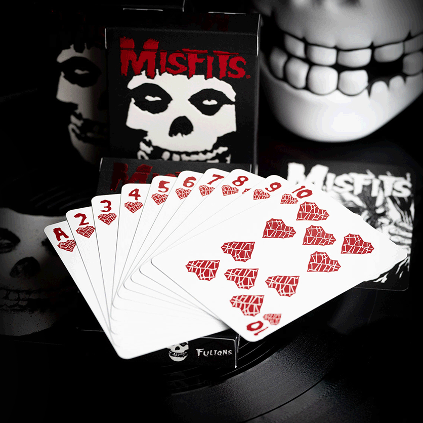 THE MISFITS™ FIEND OFFICIAL PLAYING CARDS-FULTONS Playing Cards-Deinparadies.ch