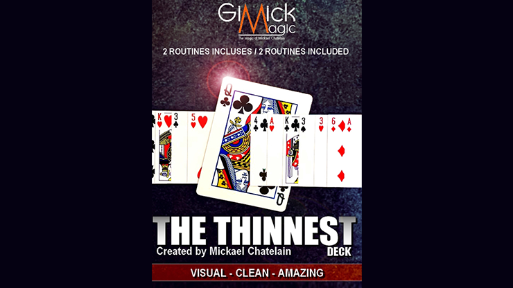 THE THINNEST DECK by Mickael Chatelain Gi'Mick Magic at Deinparadies.ch