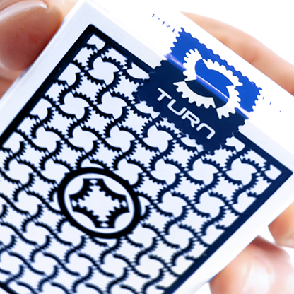 TURN (Blue) Playing Cards | Mechanic Industries