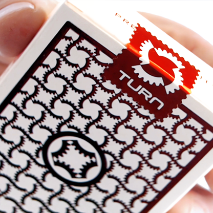 TURN (Red) Playing Cards | Mechanic Industries