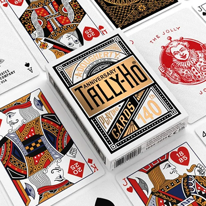 Tally Ho 140th Anniversary (Metaluxe) Playing Cards | US Playing Card-US Playing Card Co.-Deinparadies.ch