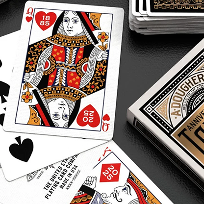 Tally Ho 140th Anniversary (Metaluxe) Playing Cards | US Playing Card-US Playing Card Co.-Deinparadies.ch