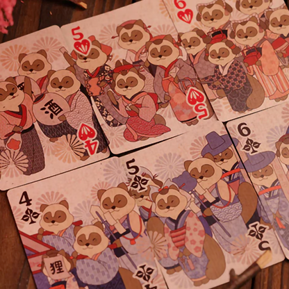 Tanuki Yukaku (Oiran-Dochu) Playing Cards-Room One-Deinparadies.ch