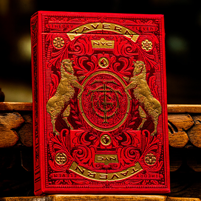 Tavern on the Green: Red Edition Playing Cards | theory11-theory11-Deinparadies.ch