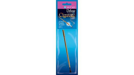 Telescopic cigarette holder silver/gold gold Smiffys at Deinparadies.ch