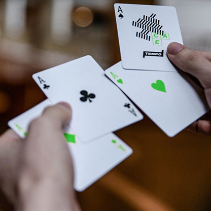 Tempo Green Playing Cards-ARK Playing Cards-Deinparadies.ch