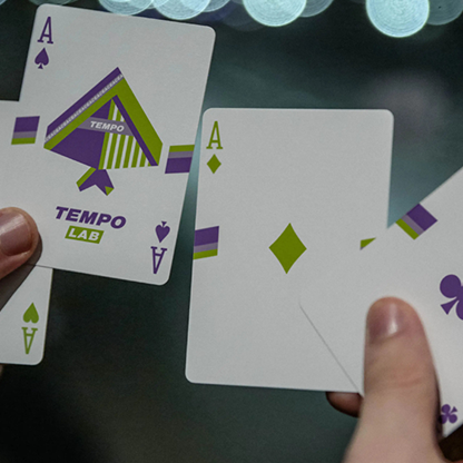Tempo-Lab Purple Playing Cards-ARK Playing Cards-Deinparadies.ch