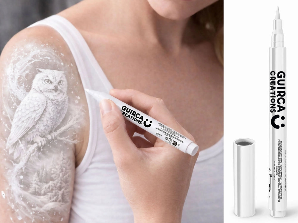 Temporärer Tattoostift | Weiss-Guirca-Deinparadies.ch