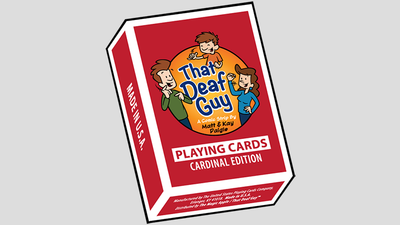 That Deaf Guy RED Cardinal Edition Playing Cards Magic Apple at Deinparadies.ch