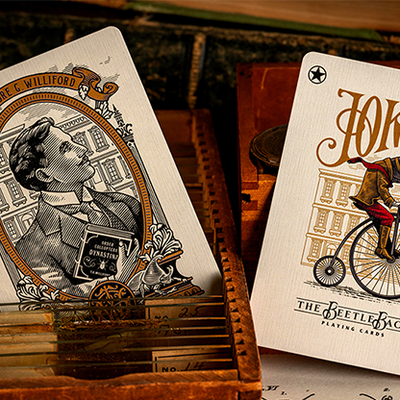 The Beetle Backs (Cobalt Edition) Playing Cards-The Gentleman Wake, INC.-Deinparadies.ch