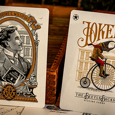 The Beetle Backs (Crimson Edition) Playing Cards-The Gentleman Wake, INC.-Deinparadies.ch
