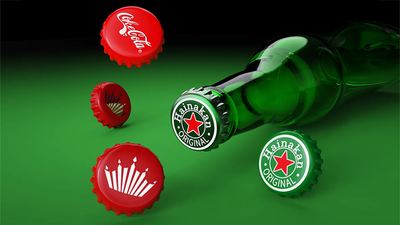 The Clink (Cap in Bottle) Set | Iarvel Magic and Wonder House (Heineken, Coke, and Budweiser)-Iarvel Magic-Deinparadies.ch