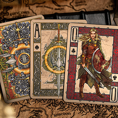 The Lord of the Rings - Return of the King Playing Cards (Black Gilded Edition) | Kings Wild-Deinparadies.ch-Deinparadies.ch