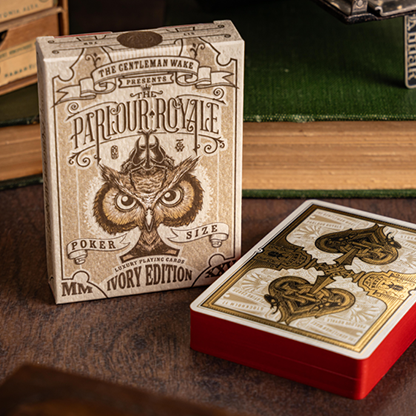 The Parlour Royale Ivory Edition (Red Edge Printing) Playing Cards-The Gentleman Wake, INC.-Deinparadies.ch