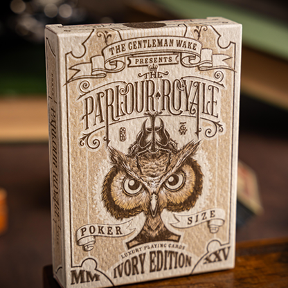 The Parlour Royale Ivory Edition (Red Edge Printing) Playing Cards-The Gentleman Wake, INC.-Deinparadies.ch