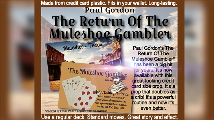 The Return Of The Muleshoe Gambler | Paul Gordon-Paul Gordon-Deinparadies.ch