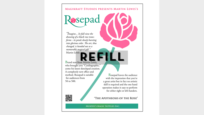 The Rose Pad | replacement pack | Martin Lewis at Magikraft Studios Deinparadies.ch