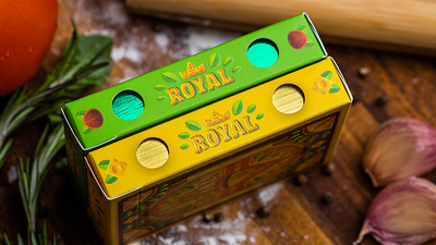 Jeu de cartes à jouer Royal Pizza Palace (dorées) par Riffle Shuffle Riffle Shuffle à Deinparadies.ch