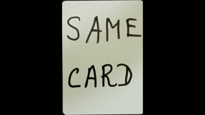 The Same Card by Dibya Guha - Video Download Dibya Guha bei Deinparadies.ch
