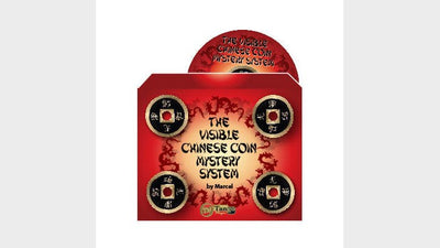 The Visible Chinese Coin Mystery System ( CH015 ) (Gimmicks and DVD) by Marcel and Tango Magic Tango Magic bei Deinparadies.ch