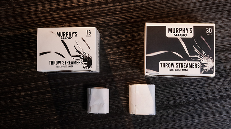 Throw Streamers 12 pk. (White / 16 Head) | Murphy's Magic-Murphy's Magic Productions-Deinparadies.ch