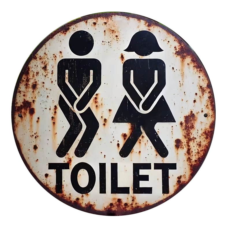 Toiletten Schild-Party Owl-Deinparadies.ch