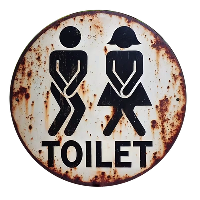Toiletten Schild-Party Owl-Deinparadies.ch