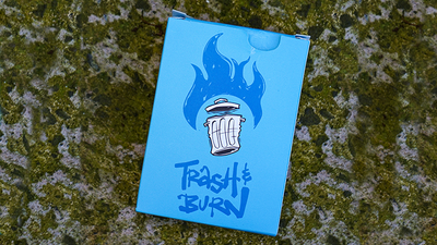 Cartes à jouer Trash & Burn (bleues) par Howlin' Jacks Deinparadies.ch à Deinparadies.ch