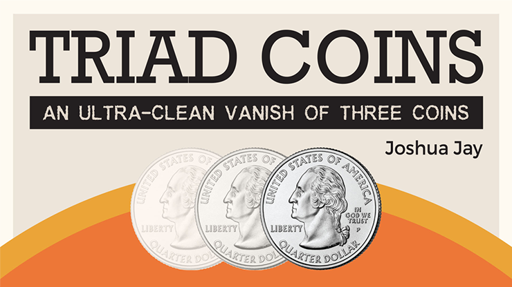 Triad Coins (Quarter) | Joshua Jay and Vanishing Inc.-Vanishing Inc.-Deinparadies.ch