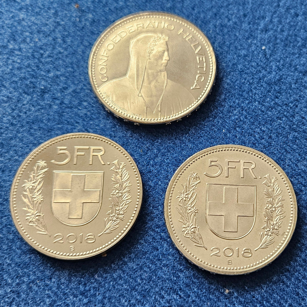 Triad Coins | Schweizerfranken-Roy Kueppers-Deinparadies.ch