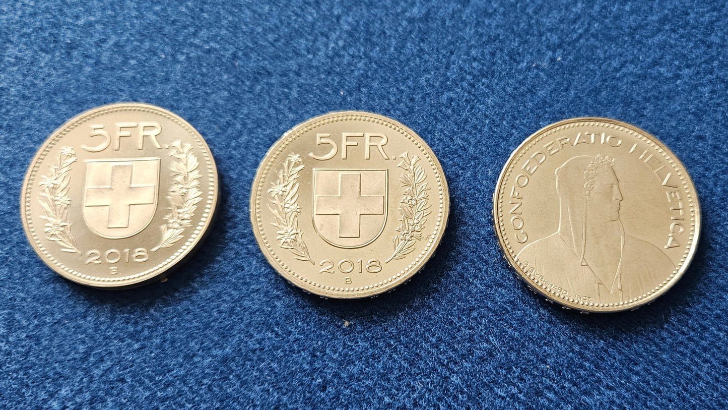 Triad Coins | Schweizerfranken-Roy Kueppers-Deinparadies.ch