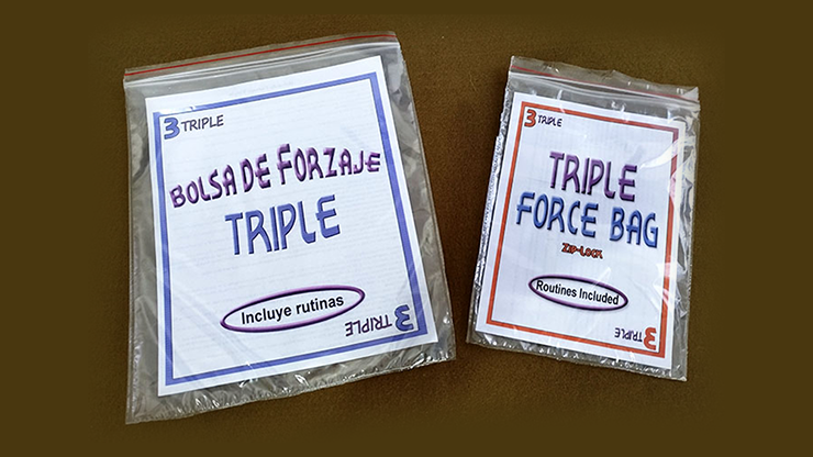 Triple Force Zip Lock Bag (Small, 6.5 x 9.5")-Luis Enrique Peralta-Deinparadies.ch