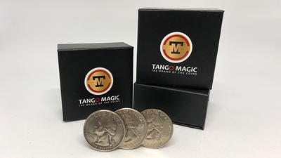 Triple TUC Quarter (D0182) Gimmicks and Online Instructions by Tango 