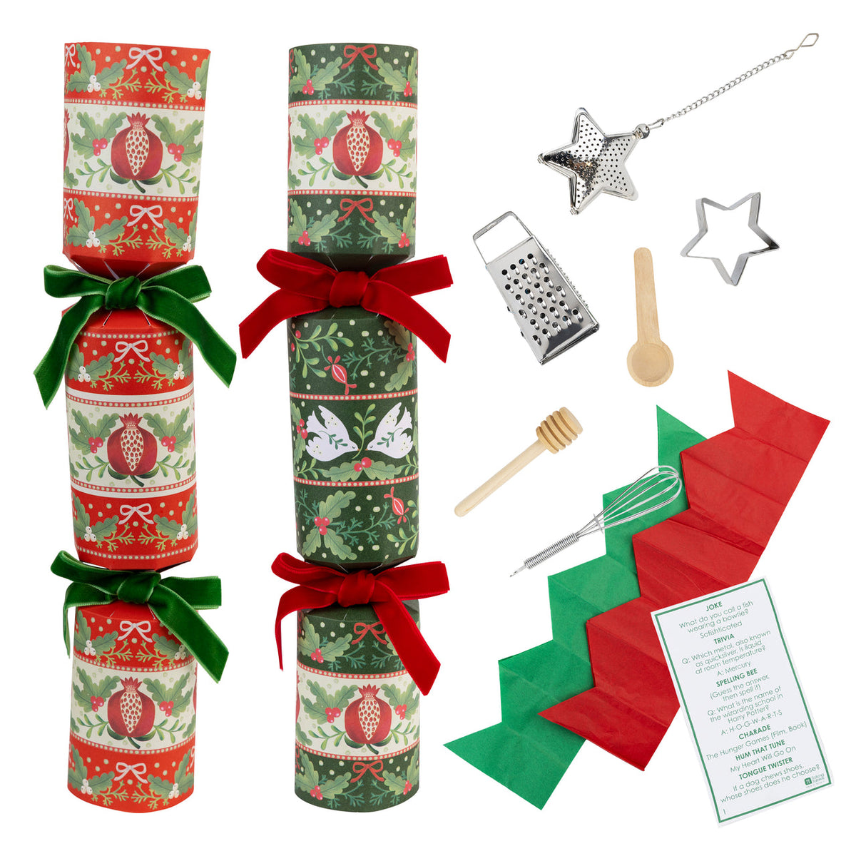 Two Design Folk Christmas Crackers-Talking Tables-Deinparadies.ch