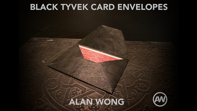 Sobres para tarjetas Tyvek | Alan Wong - Negro - La magia de Murphy