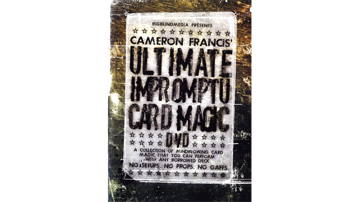 Ultimate Impromptu Card Magic by Cameron Francis & Big Blind Media Big Blind Media Deinparadies.ch
