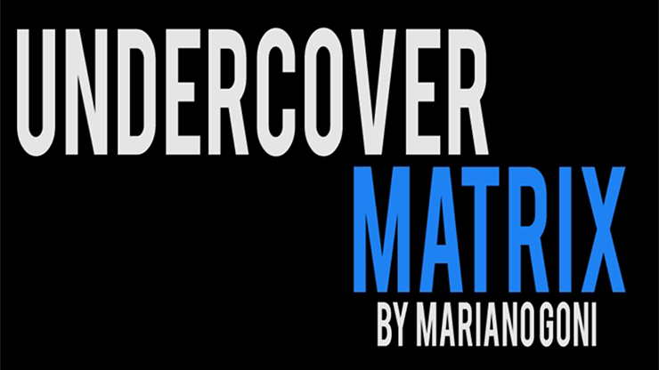 Undercover Matrix by Mariano Goñi - Video Download Mariano Goni Fernandez at Deinparadies.ch