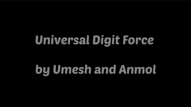 Universal Digital Force by Umesh - Video Download Umesh Umesh bei Deinparadies.ch