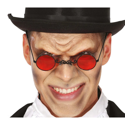 Vampirbrille mit roten Gläsern-Guirca-Deinparadies.ch