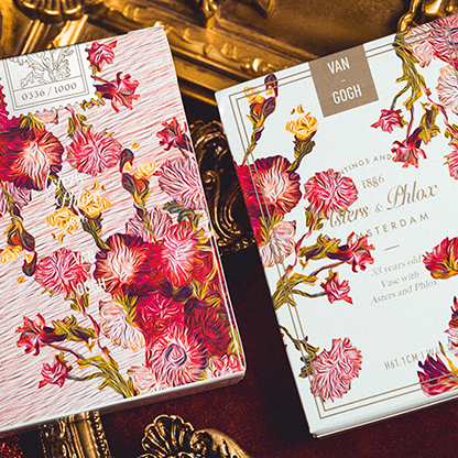 Van Gogh Asters & Phlox (Numbered- Seal) Playing Cards